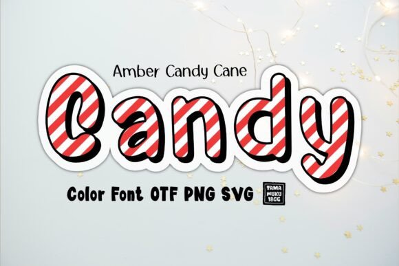 Amber Candy Cane Font Review: A Designer's Look at This Versatile Color Typeface