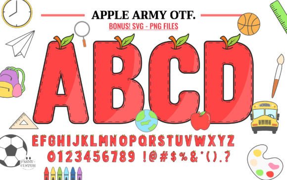 Apple Army Font for Impactful Design