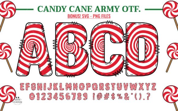 Candy Cane Army: A Web Designer's Take on This Color Font
