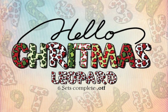Christmas Leopard: A Bold Editorial Font for Festive Publications