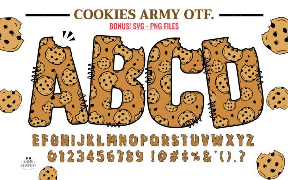 Cookies Army: A Festive Font for Thoughtful Editorial Design