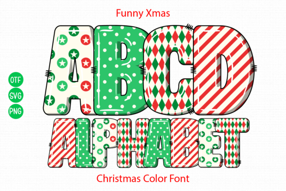 Funny Xmas: A Color Font That Brings Festive Charm to Small Business Branding