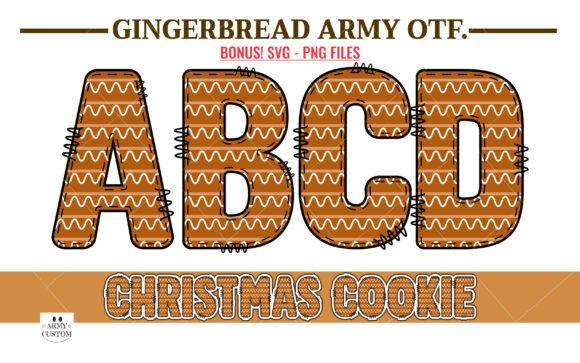 Gingerbread Army: A Font Built for Festive Publishing