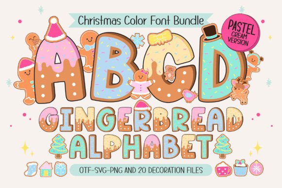 Gingerbread Pastel Cream – A Color Font That Builds Brand Personality