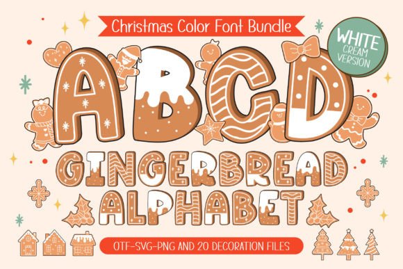 Gingerbread White Cream Font for Warm Brand Identity