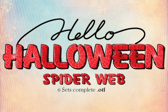 Halloween Spider Web Font