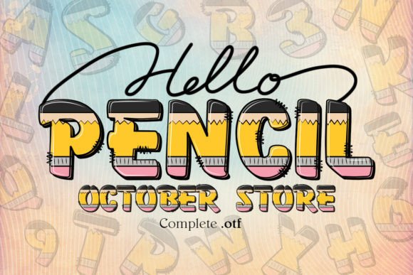Hello Pencil Font: A Simple Touch for Big Brand Impact