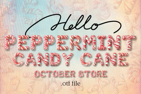 How Peppermint Candy Cane Font Gave My Bakery a Holiday Identity