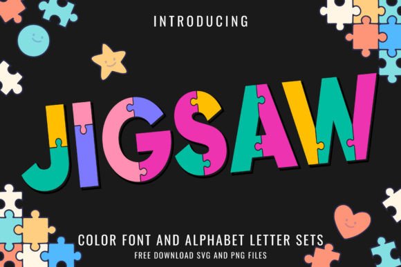 Jigsaw Pastel: A Playful Font for Web Design