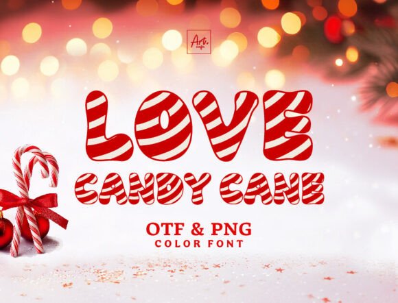 Love Candy Cane: A Typeface That Brings Nostalgic Warmth to Editorial Design