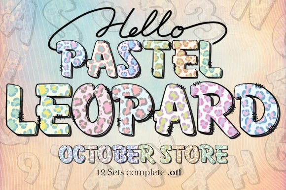 Pastel Leopard Font Review