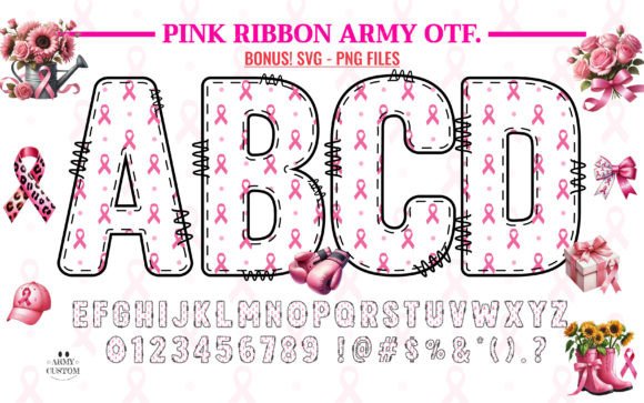 Pink Ribbon Army4 Font Review