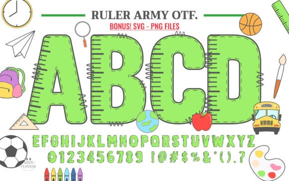 Ruler Army Font: Bold Color Typography for Modern Web Design
