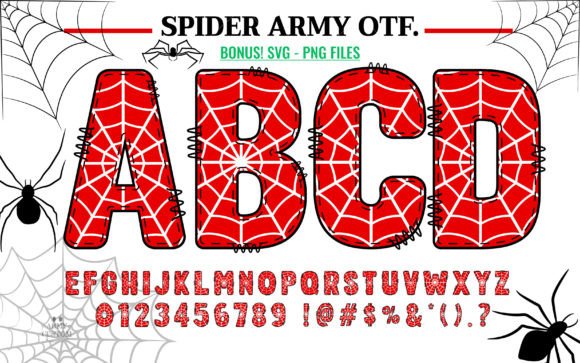 Spider Army Font for Business