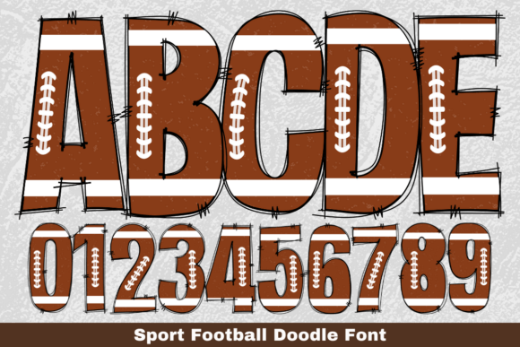 Sport Football Doodle Adds Playful Energy to Editorial Design