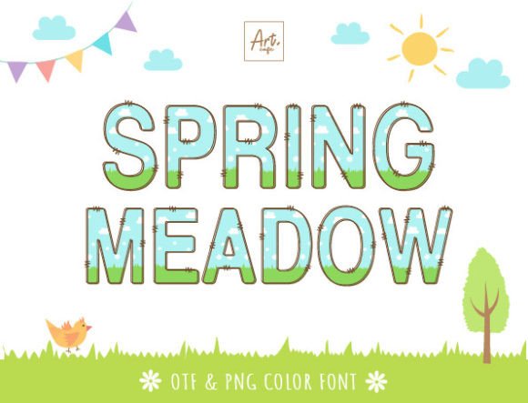 Spring Meadow Font for Business