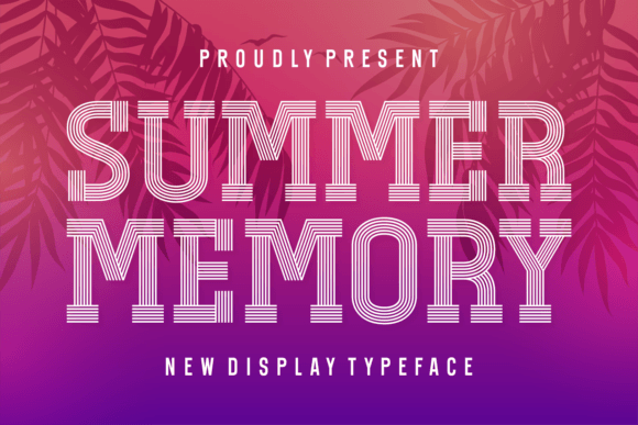 Summer Memory Font for Business