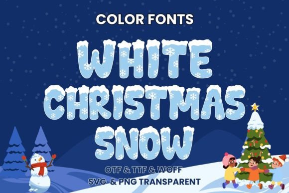 White Christmas Snow: A Color Font That Lifts Campaign Visuals