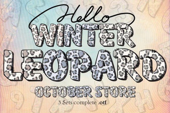 Winter Leopard Font for Web Design
