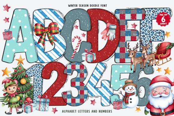 Winter Season Doodle: A Playful Font for Web Projects